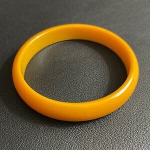 Vintage Butterscotch Bakelite Bangle Bracelet Authentic Tested‎ Retro